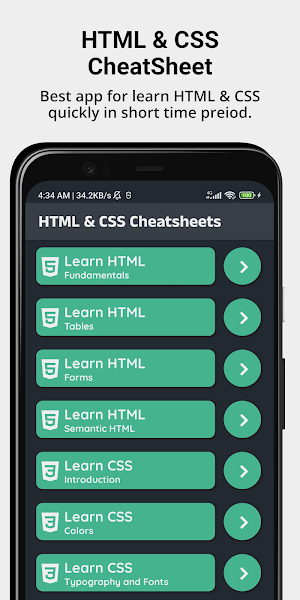HTML & CSS Cheatsheets Pro Screenshot 0