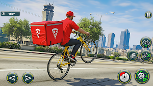 Pizza Delivery: Cycle Rider 3D Screenshot 0