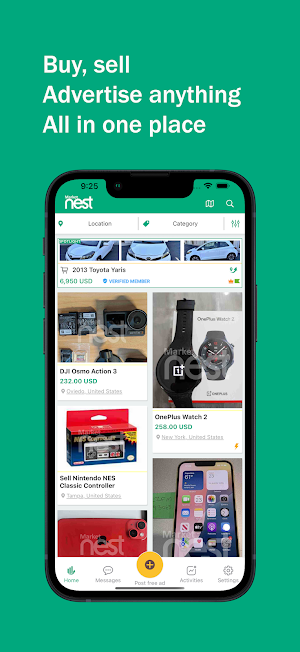MarketNest - buy, sell and ads Screenshot 1
