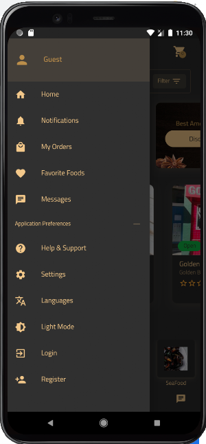 San Restaurants Screenshot 1