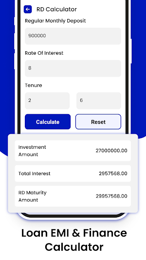 Loan EMI & Finance Calculator Screenshot 0