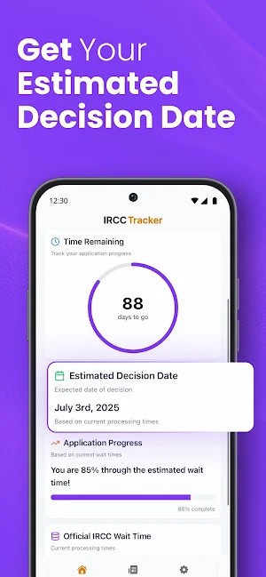 Canadian Immigration Tracker Screenshot 2