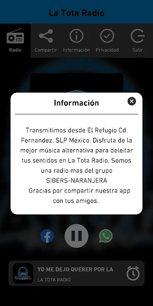 La Tota Radio Screenshot 1