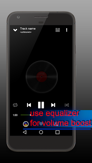 Volume Booster Music Player Screenshot 3