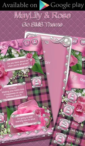 Maylily and Rose theme Screenshot 2