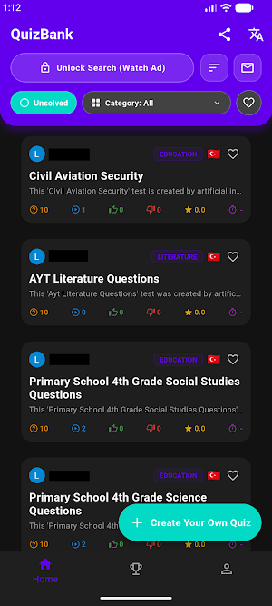 QuizBank: Ask, Learn, Know Screenshot 0