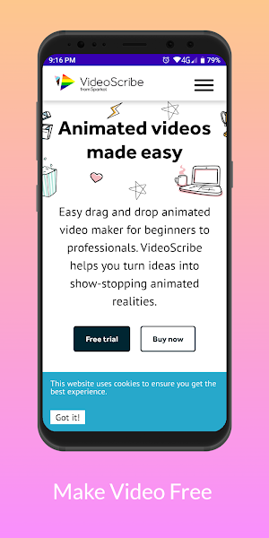 Videoscribe -Animation Creator Screenshot 1