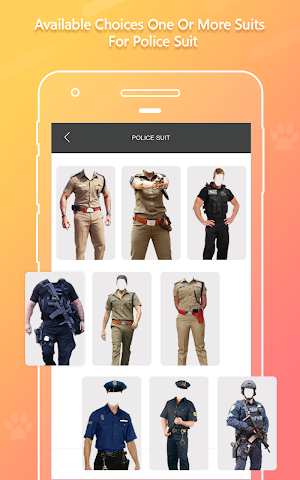 Police Photo Suit - Man & Woman Army Photo Suit Screenshot 3