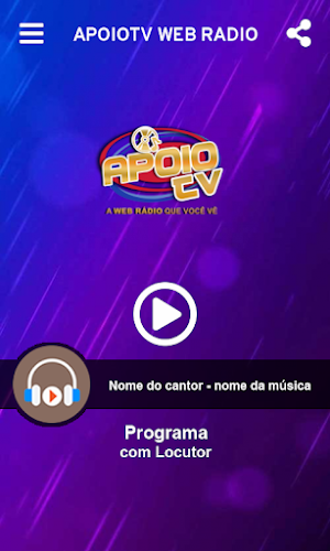 APOIOTV WEB RÁDIO Screenshot 0