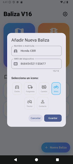 Baliza V16 Screenshot 2