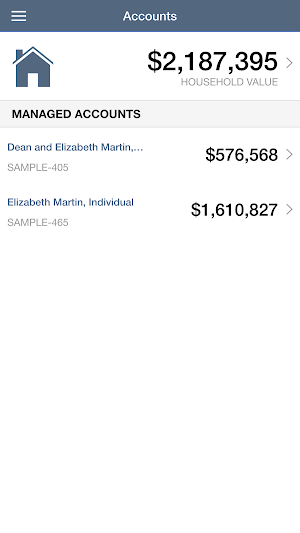 JH White Financial Screenshot 1