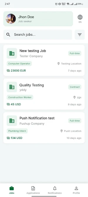 Bidesh Job Screenshot 2