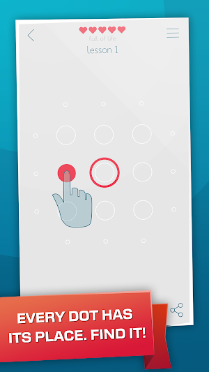 Lost Dots - Challenging Sliding Puzzle Adventure Screenshot 0