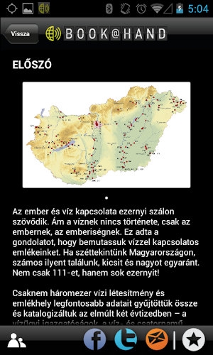 Vízi emlékek BOOK@HAND Screenshot 2