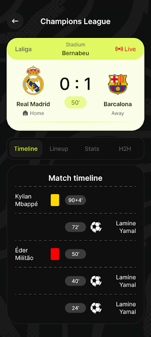 ScoreRush: Live Scores Screenshot 2