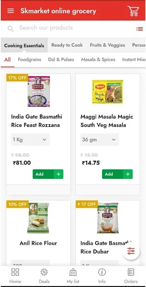 SK Market Online Grocery Screenshot 3