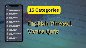 English Phrasal Verbs Quiz Screenshot 1