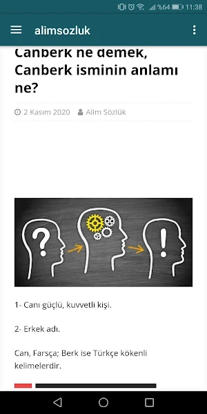 Alim Sözlük Screenshot 2