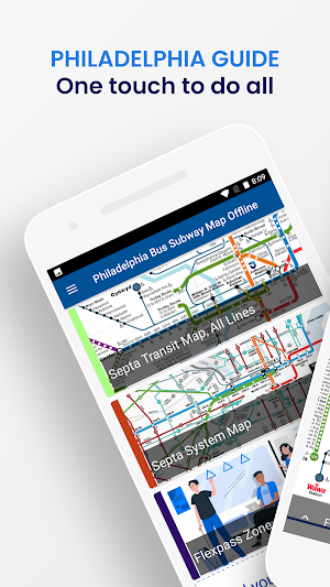 Philadelphia Bus Subway Map Screenshot 0