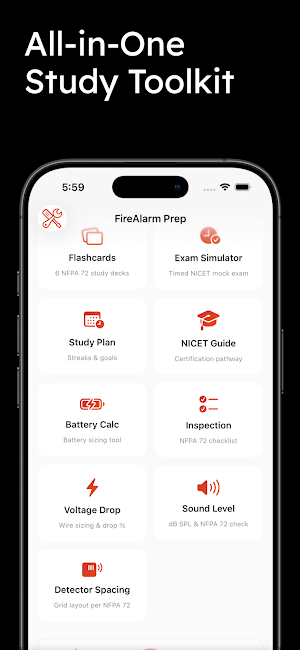 Fire Alarm Prep: NICET Screenshot 0