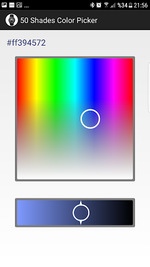 50 Shades Watchface Settings Screenshot 1