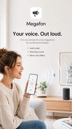 Megafon – Bluetooth Megaphone Screenshot 0