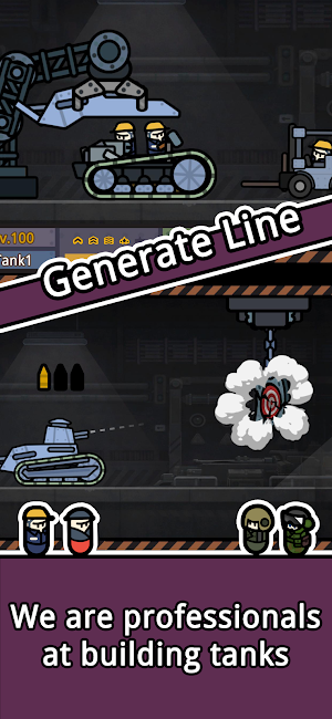 WW2 Idle Tank Factory Screenshot 3