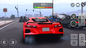 Corvette C8 Supercar: Town Screenshot 1