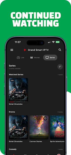IPTV Grand: Xtream & M3U Screenshot 3