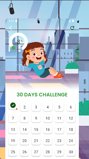 Fitness for kids Home Workout Screenshot 3