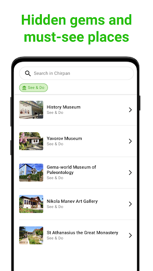 Chirpan Tour Guide:SmartGuide Screenshot 2