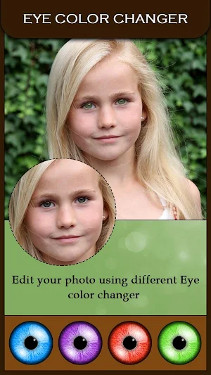 Eye Color Changer - Eye Lens Photo Editor Screenshot 1