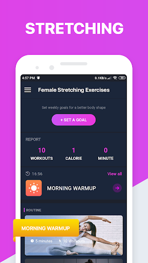 Female Stretching Exercises Screenshot 0