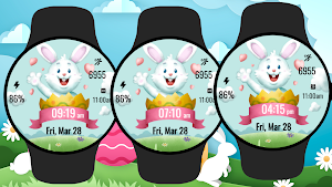 Happy Easter Watch Face 3 Screenshot 3