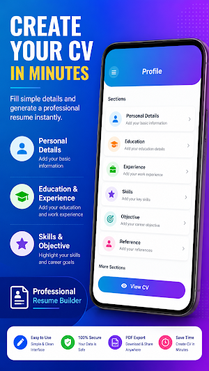 CV Maker: AI Resume Builder Screenshot 0