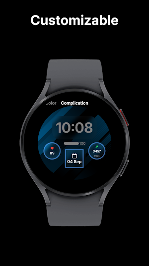 Liquid Glass Watch Face Screenshot 3