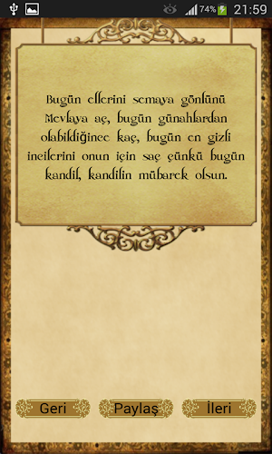 Cuma Kandil ve Bayram Mesajları Dini Mesajlar Screenshot 2