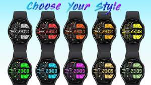 Digital Watch Face Sport Screenshot 0