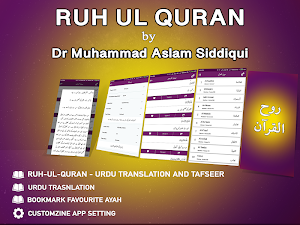 Ruh ul Quran Tafseer by Dr Aslam Siddique Screenshot 0