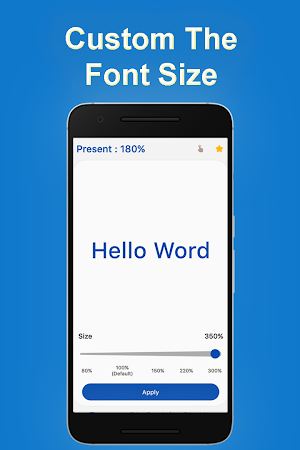 Big Font - Enlarge Font & Change Font Size Screenshot 0