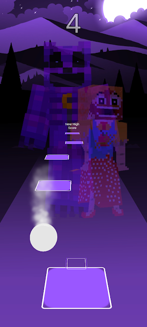 CatNaPoppy Tile Hop Screenshot 2
