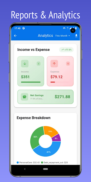 MoneyMate - Budget Tracker Screenshot 2
