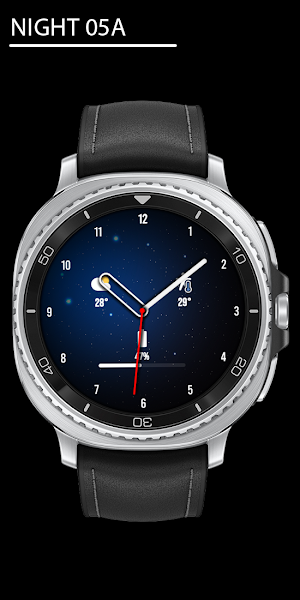 Night 05A - Analog Watch Face Screenshot 0