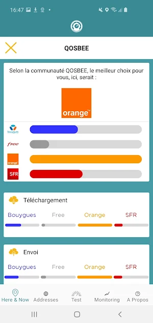 QOSBEE Get the best Carrier Screenshot 1