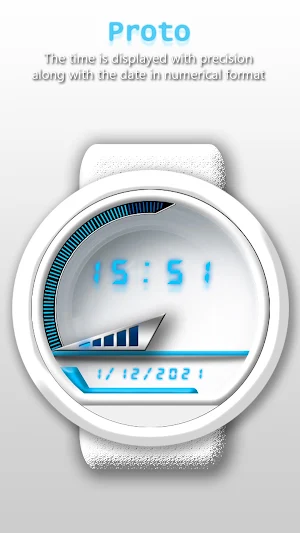 WFAM Proto Digital Watch Face Screenshot 2