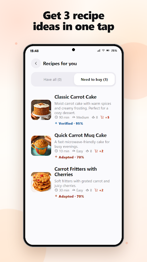 Dishkin AI: Recipe Generator Screenshot 2