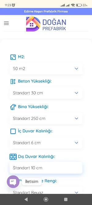 Doğan Prefabrik Screenshot 3