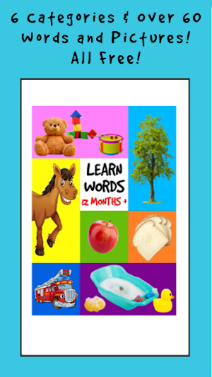 First Words 12 Months Plus (Baby Flash cards) Screenshot 0