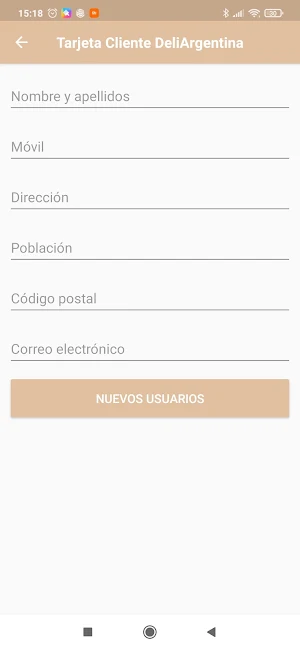 Tarjeta Cliente DeliArgentina Screenshot 2