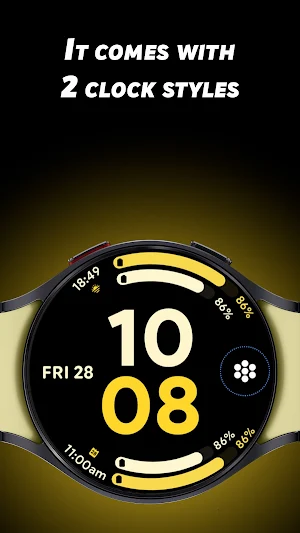 Digital Arc - Watch face Screenshot 1